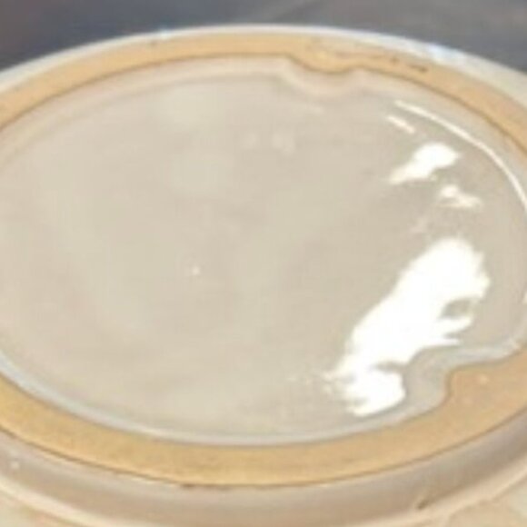 New Ceramic Textured Beaded Flower Herbs Planter Pot With Wood Stand - Picture 8 of 9